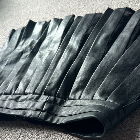 Anthro leather skirt - Picture 3 of 3